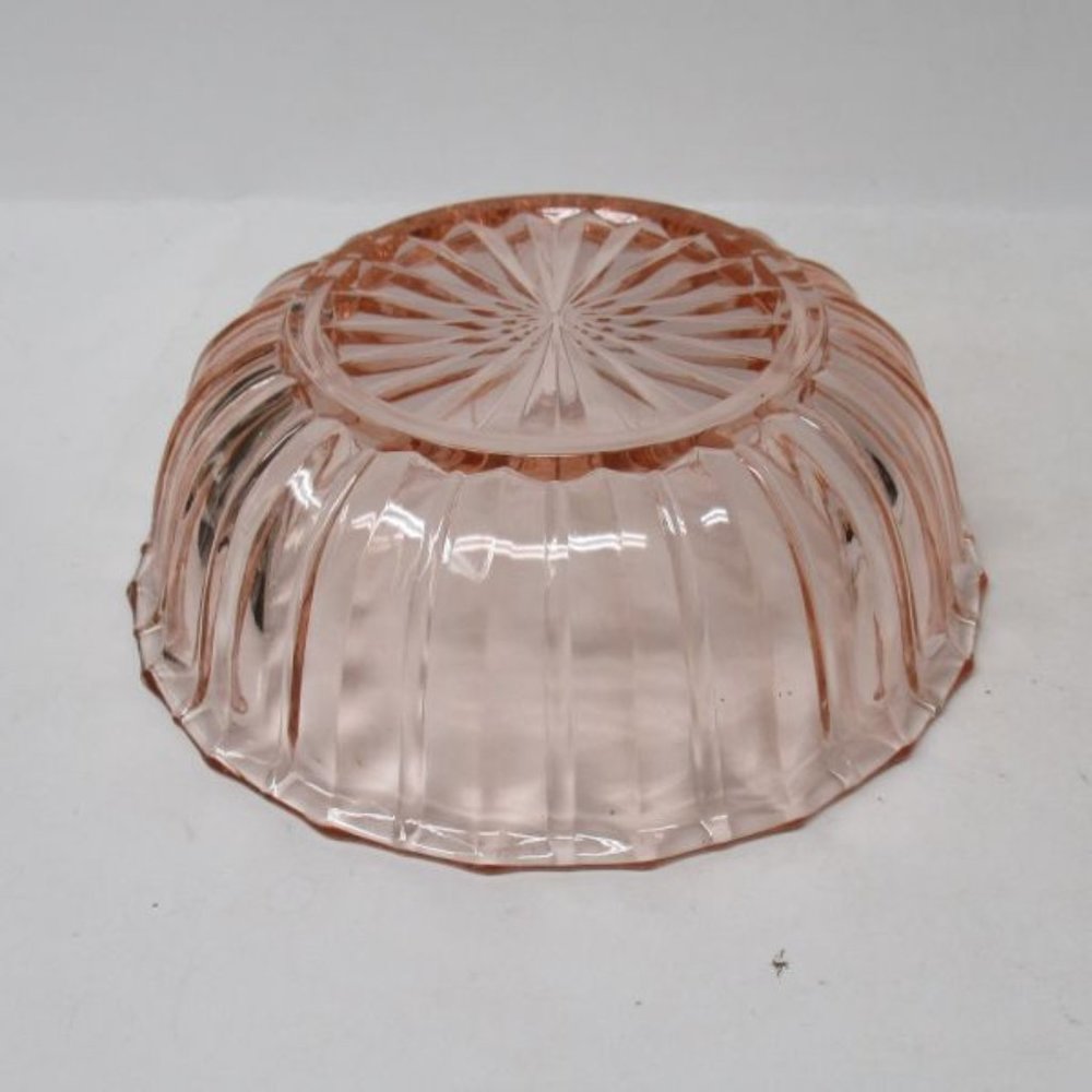 Hocking Depression Glass Pink FORTUNE 5 1/4 Inch Cereal Bowl - Picture 4 of 4
